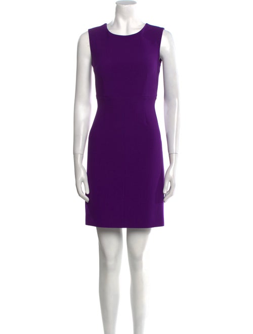 Diane von Furstenberg Scoop Neck Mini Dress