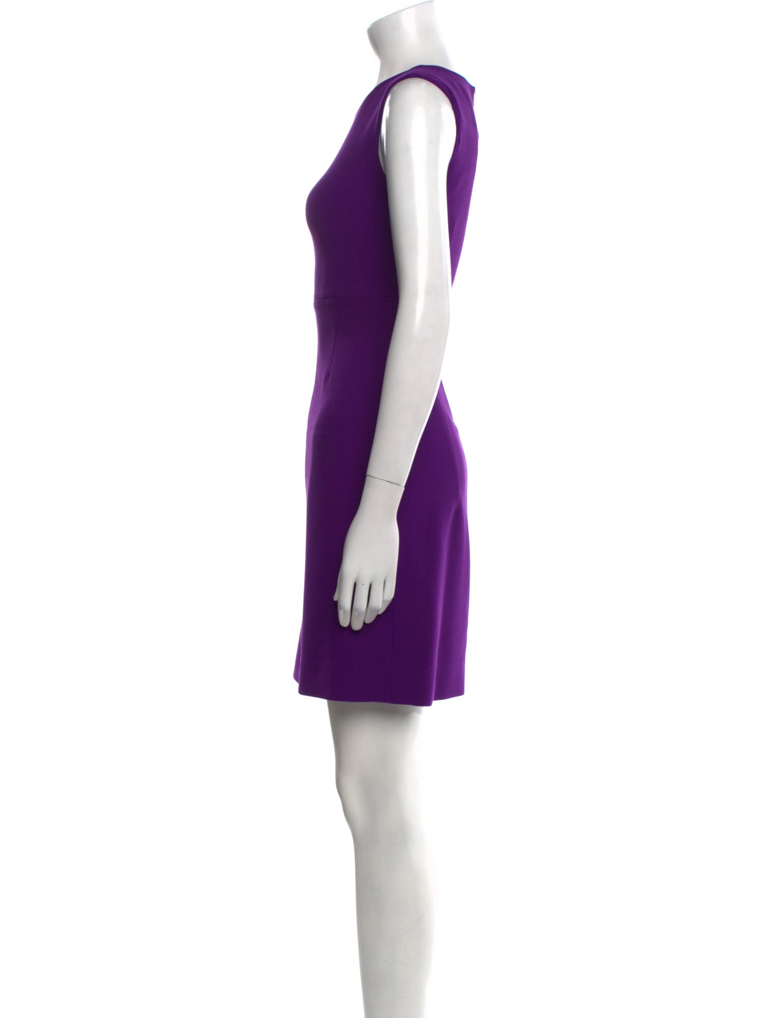 Diane von Furstenberg Scoop Neck Mini Dress