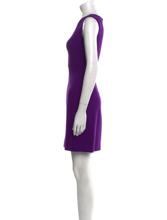 Diane von Furstenberg Scoop Neck Mini Dress