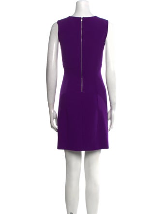 Diane von Furstenberg Scoop Neck Mini Dress