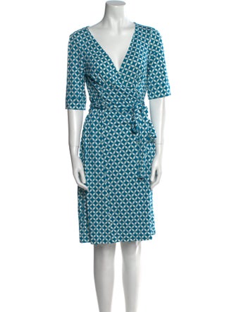 Diane von Furstenberg Silk Knee-Length Dress