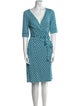 Diane von Furstenberg Silk Knee-Length Dress