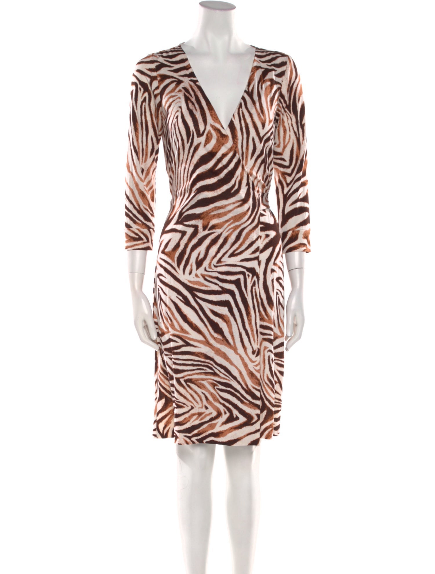 Diane von Furstenberg Silk Knee-Length Dress
