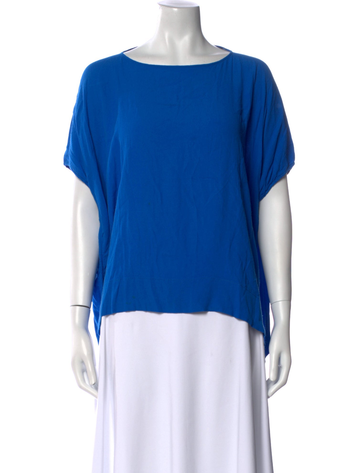 Diane von Furstenberg Bateau Neckline Short Sleeve T-Shirt