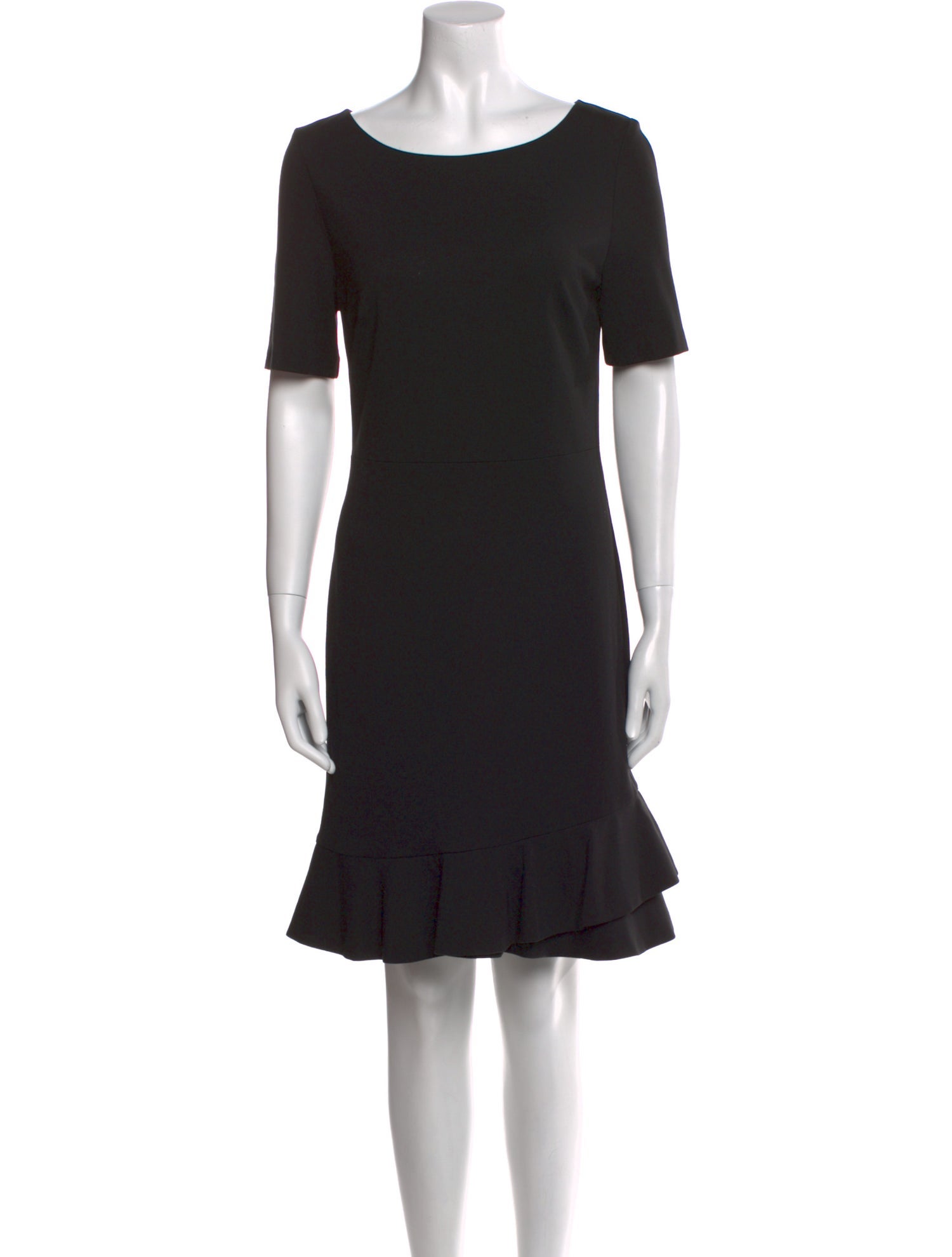 Diane von Furstenberg Bateau Neckline Mini Dress