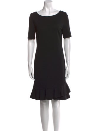 Diane von Furstenberg Bateau Neckline Mini Dress