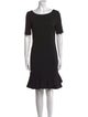 Diane von Furstenberg Bateau Neckline Mini Dress