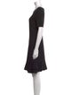 Diane von Furstenberg Bateau Neckline Mini Dress