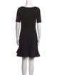 Diane von Furstenberg Bateau Neckline Mini Dress