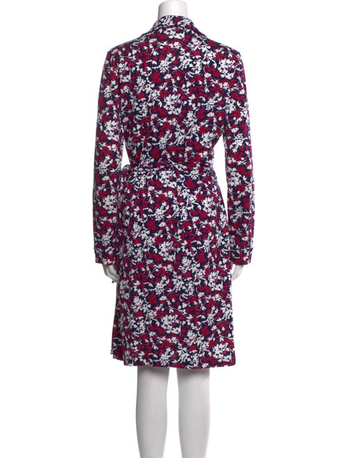 Diane von Furstenberg Floral Print Knee-Length Dress