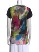 Diane von Furstenberg Silk Printed T-Shirt