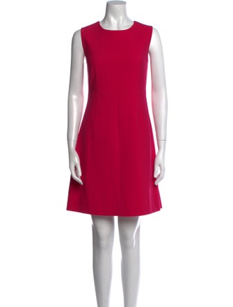 Diane von Furstenberg Crew Neck Mini Dress