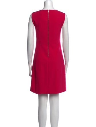Diane von Furstenberg Crew Neck Mini Dress