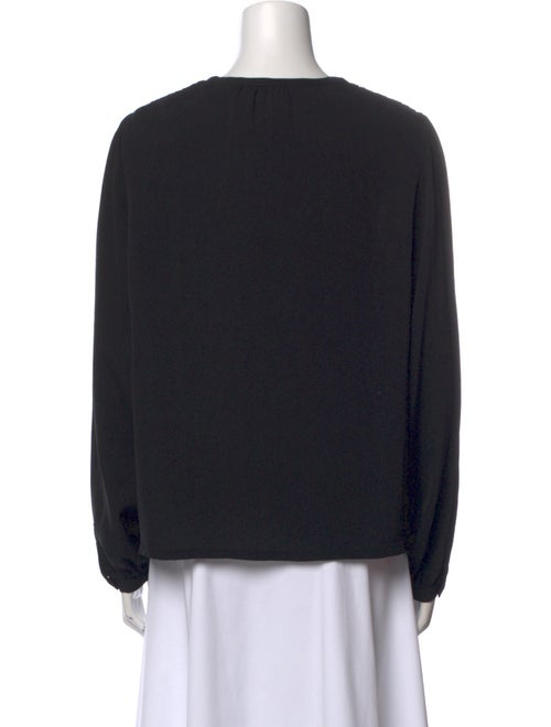 Diane von Furstenberg Silk Crew Neck Blouse