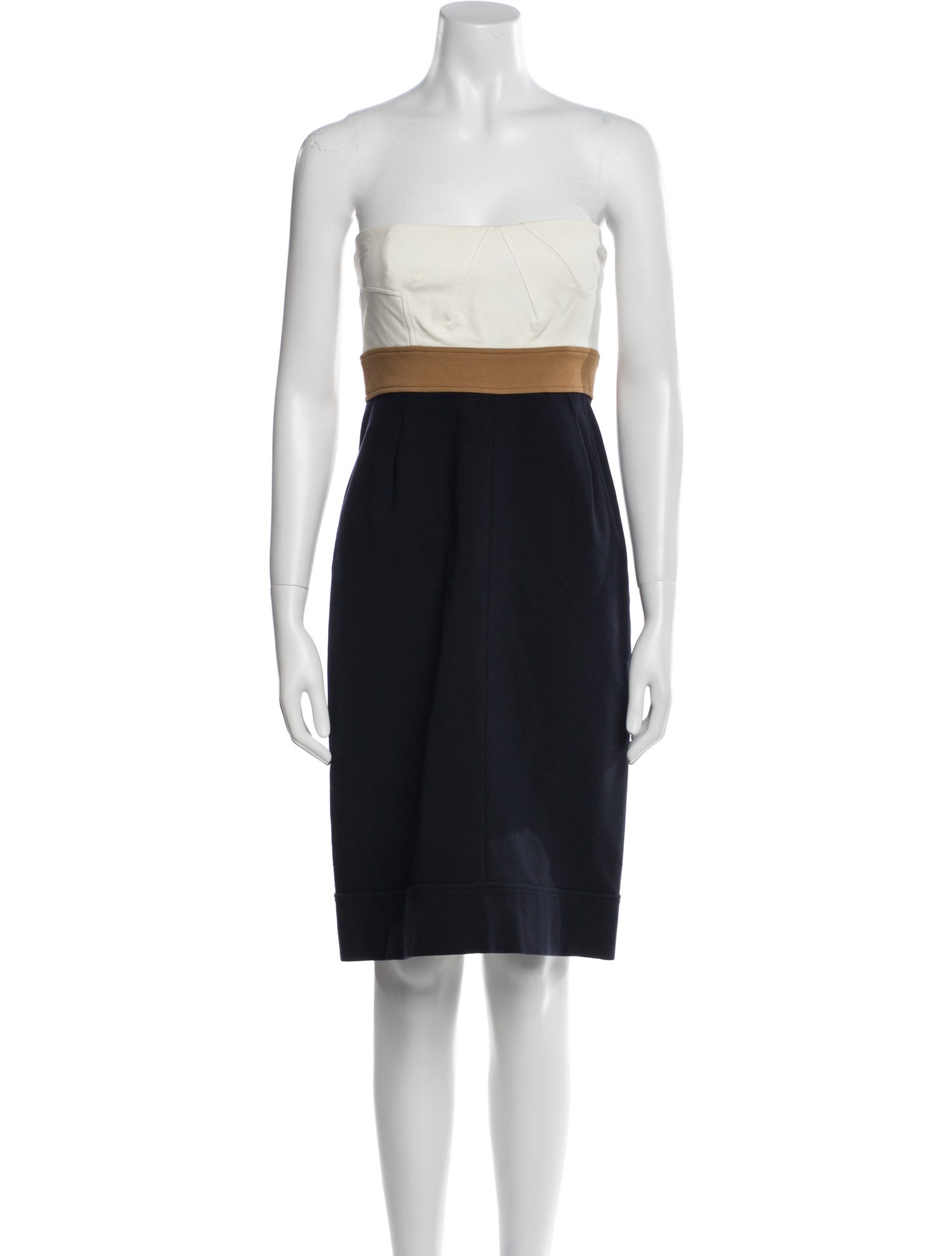 Diane von Furstenberg Colorblock Pattern Mini Dress