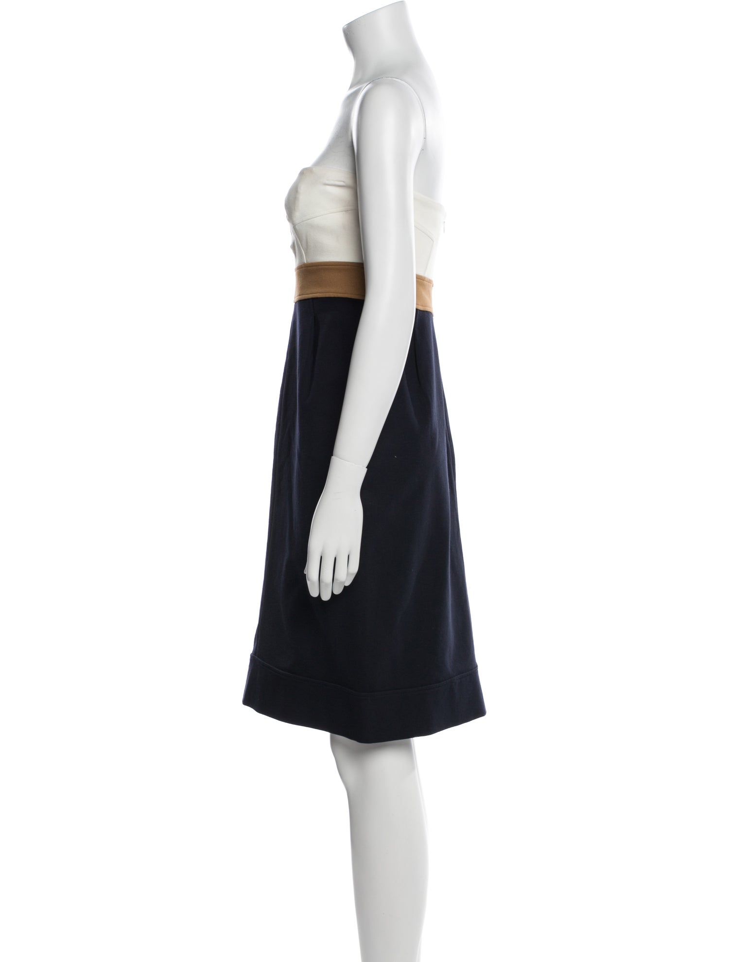 Diane von Furstenberg Colorblock Pattern Mini Dress