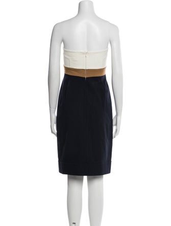 Diane von Furstenberg Colorblock Pattern Mini Dress