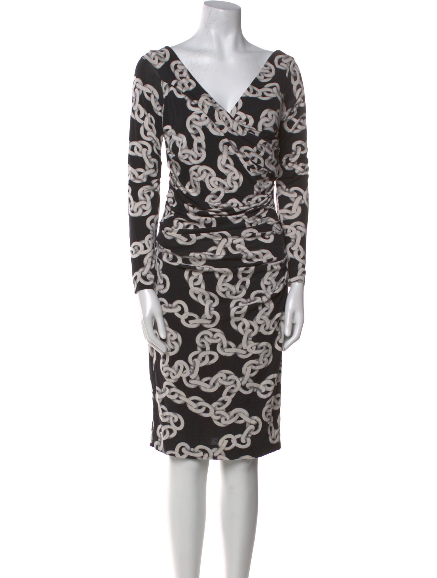 Diane von Furstenberg Silk Knee-Length Dress