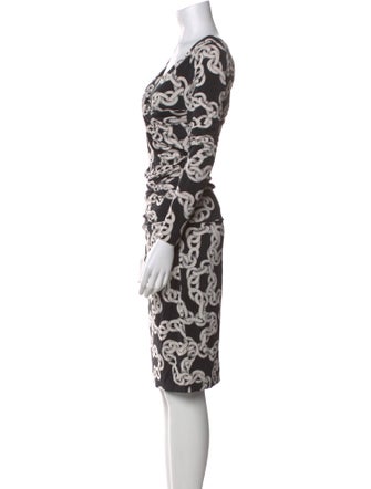 Diane von Furstenberg Silk Knee-Length Dress