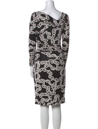 Diane von Furstenberg Silk Knee-Length Dress