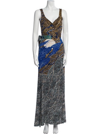 Diane von Furstenberg Silk Long Dress