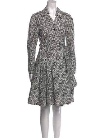 Diane von Furstenberg Printed Long Dress