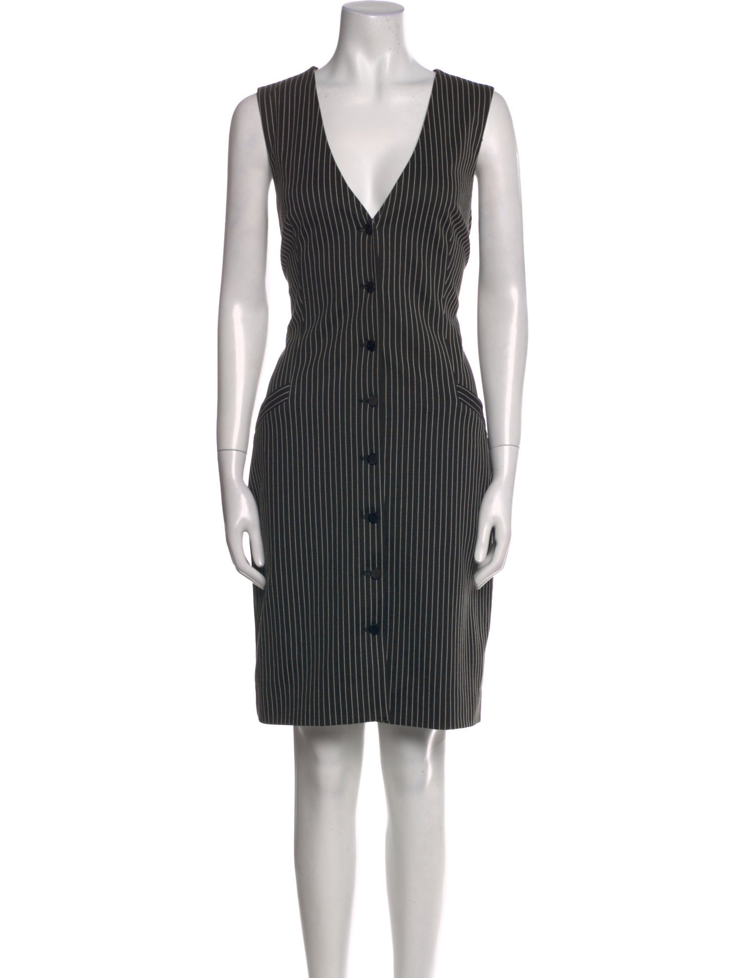 Diane von Furstenberg Striped Knee-Length Dress