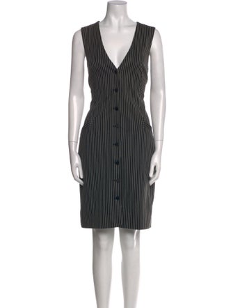 Diane von Furstenberg Striped Knee-Length Dress