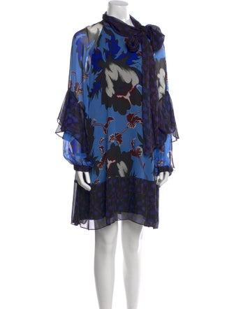 Diane von Furstenberg Silk Knee-Length Dress