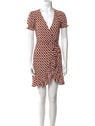 Diane von Furstenberg Printed Mini Dress