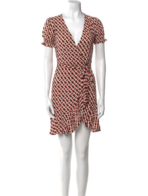 Diane von Furstenberg Printed Mini Dress