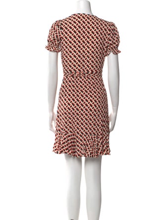 Diane von Furstenberg Printed Mini Dress
