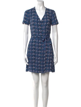 Diane von Furstenberg Printed Mini Dress
