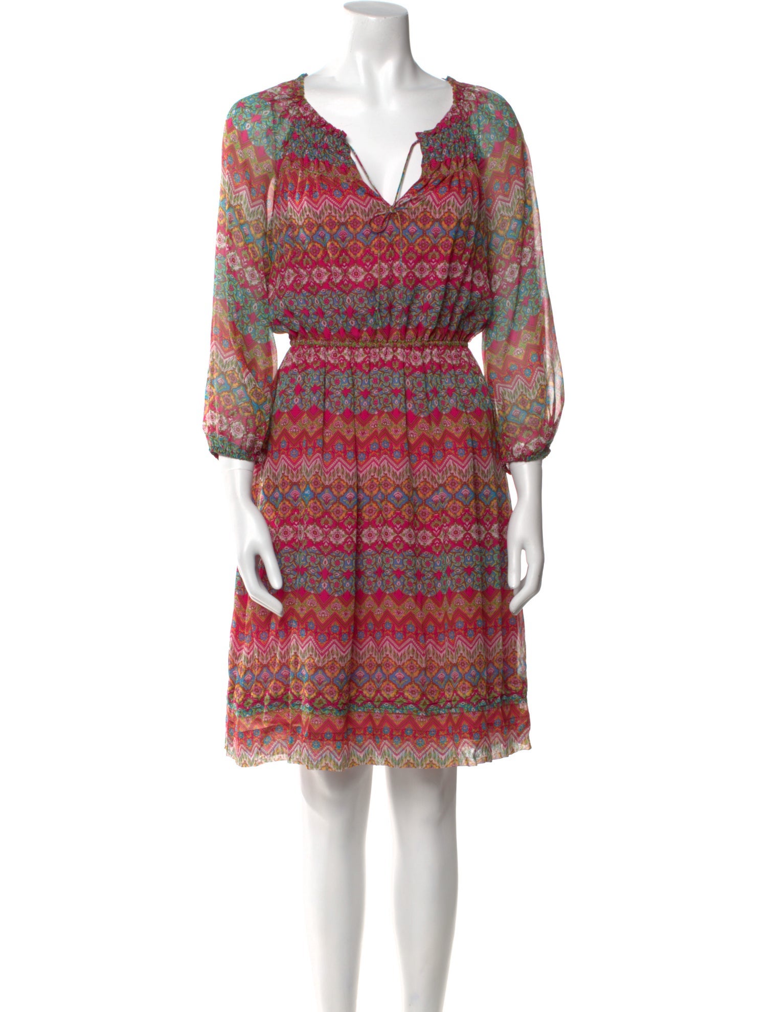 Diane von Furstenberg Silk Knee-Length Dress