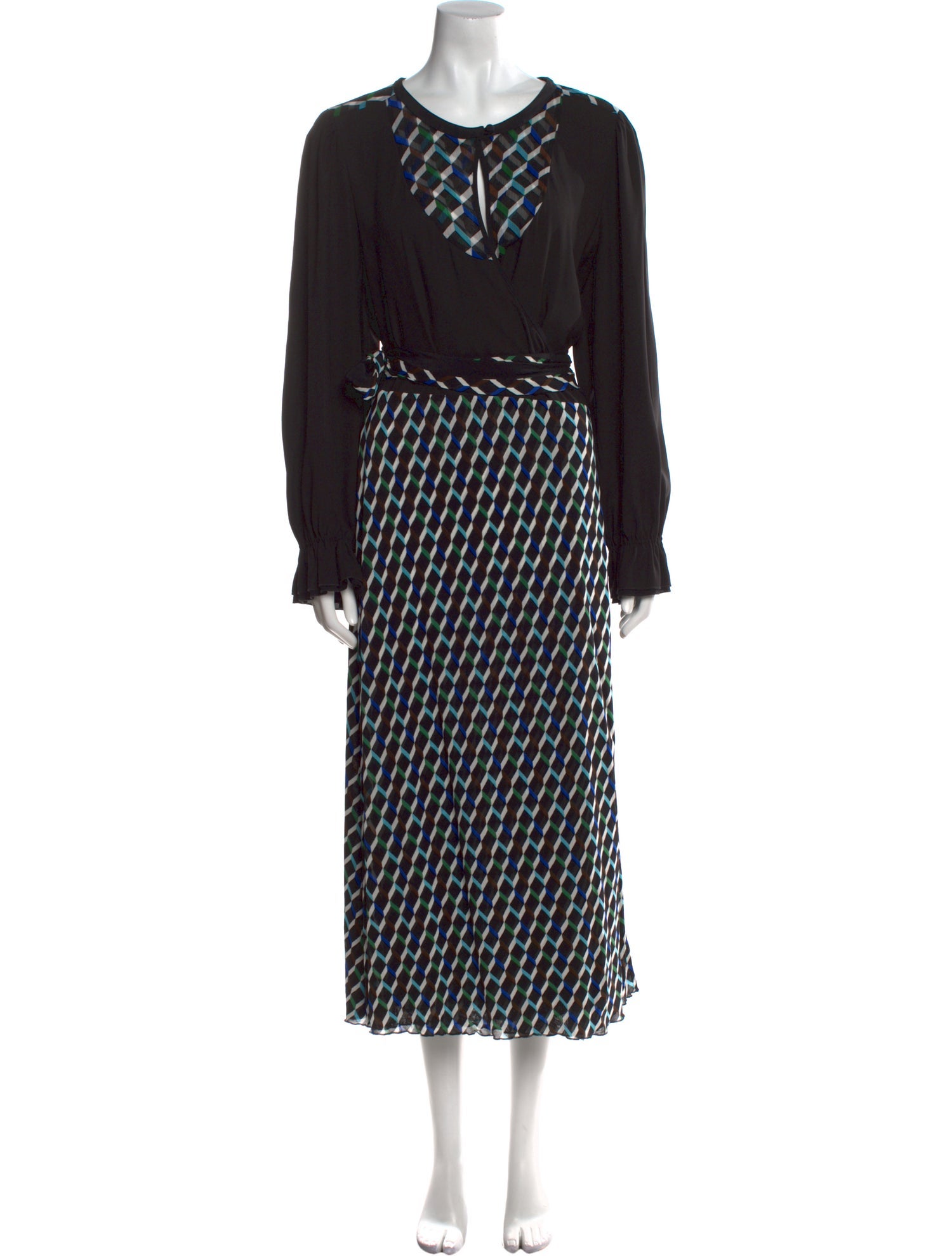 Diane von Furstenberg Printed Long Dress