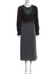 Diane von Furstenberg Printed Long Dress