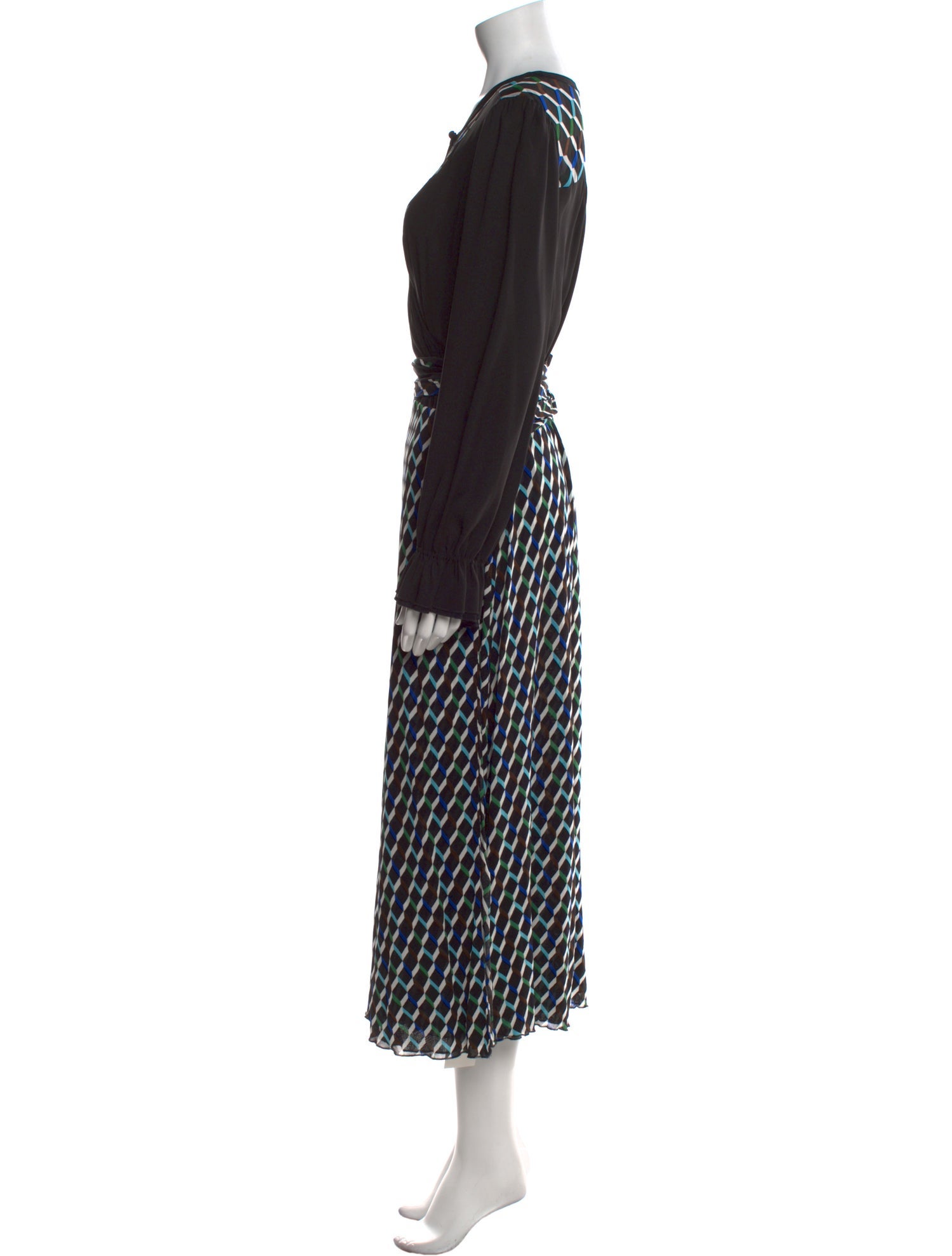 Diane von Furstenberg Printed Long Dress
