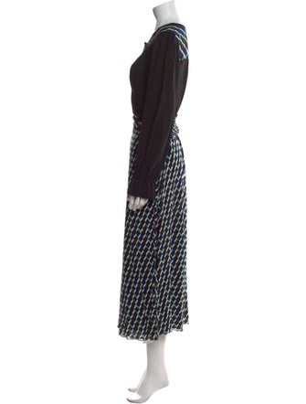 Diane von Furstenberg Printed Long Dress