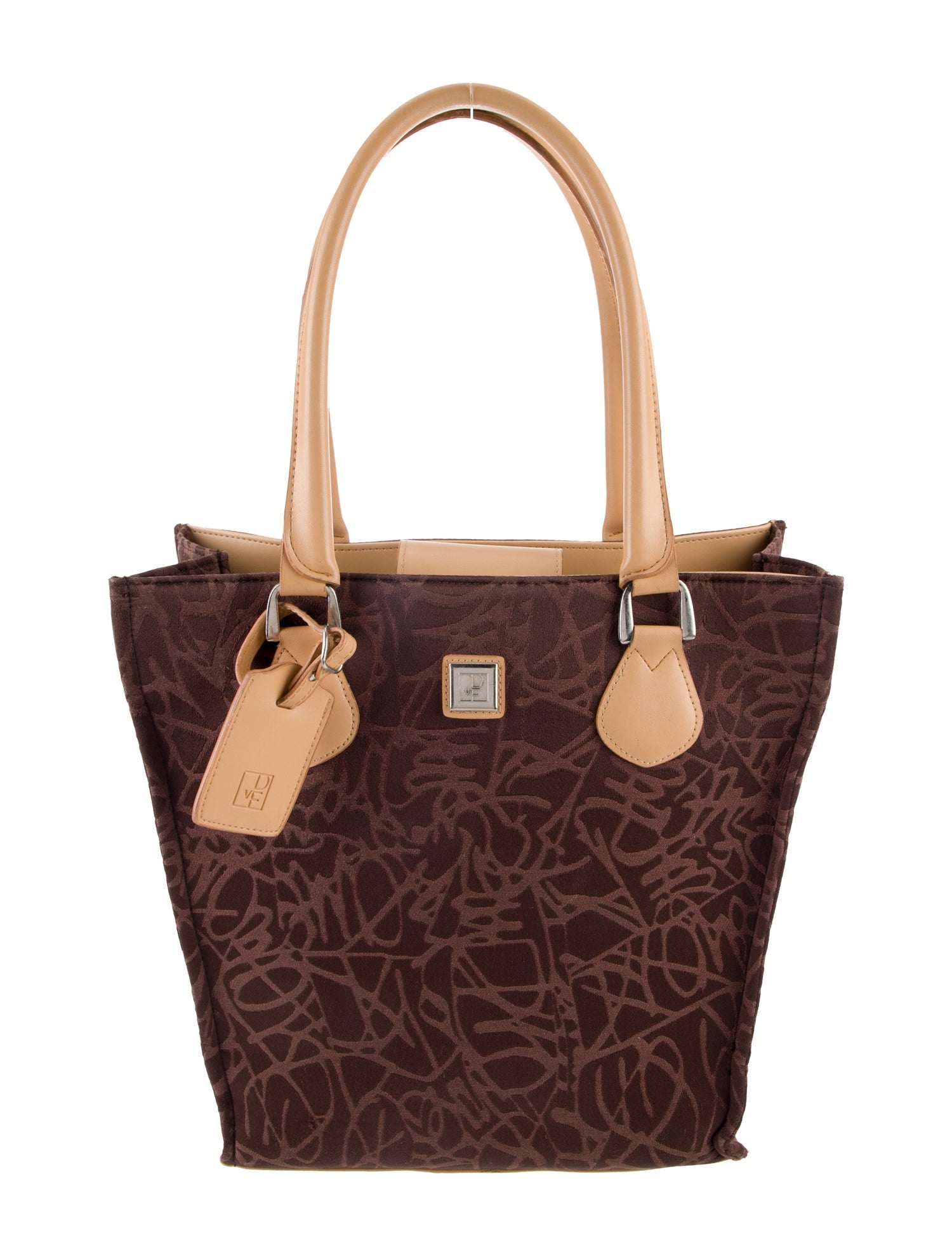 Diane von Furstenberg Canvas Top Handle Bag