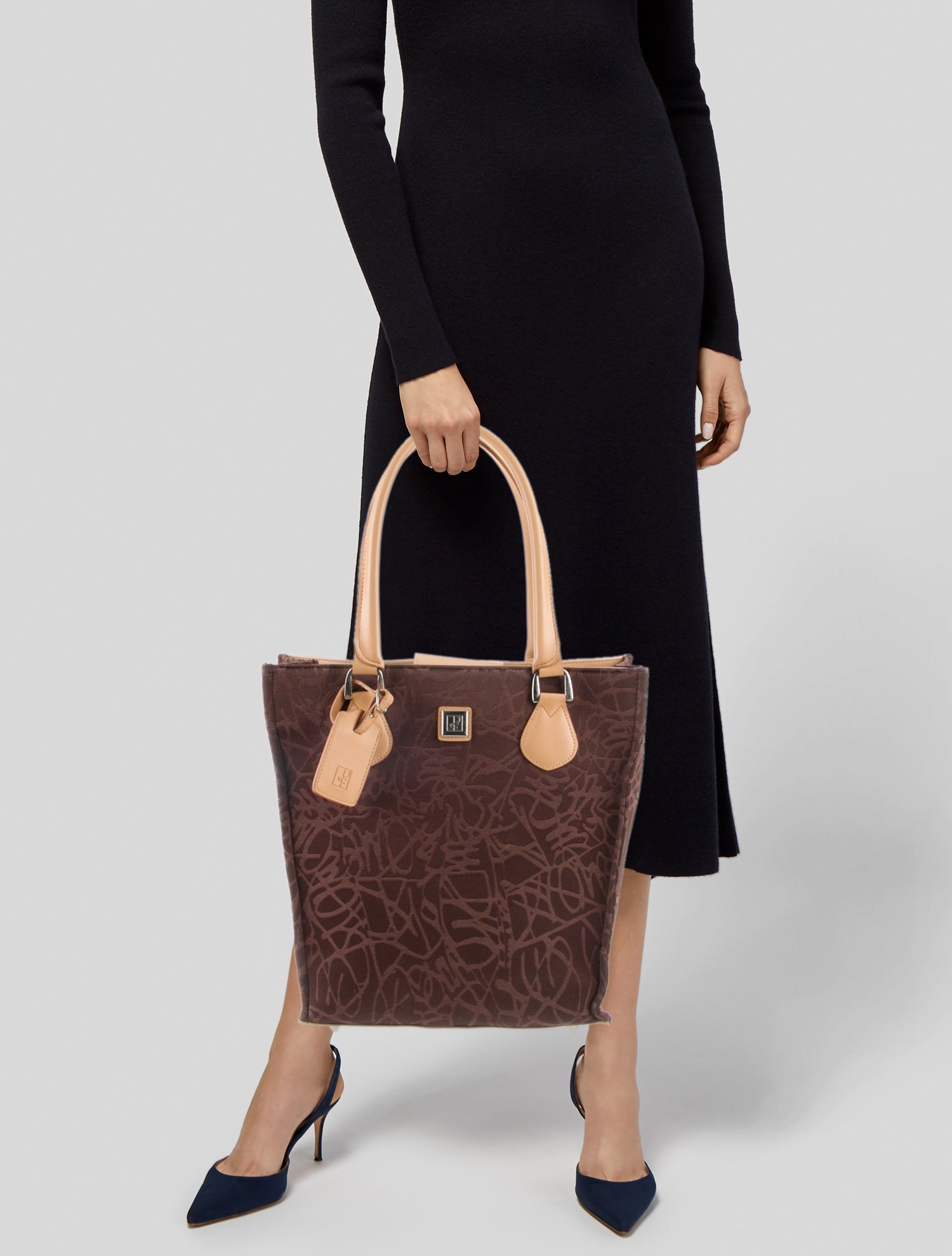 Diane von Furstenberg Canvas Top Handle Bag