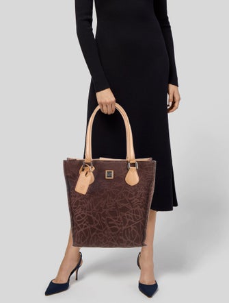 Diane von Furstenberg Canvas Top Handle Bag