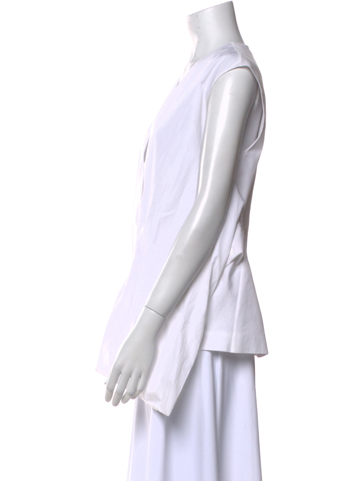 Diane von Furstenberg V-Neck Sleeveless Blouse