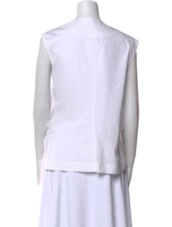 Diane von Furstenberg V-Neck Sleeveless Blouse