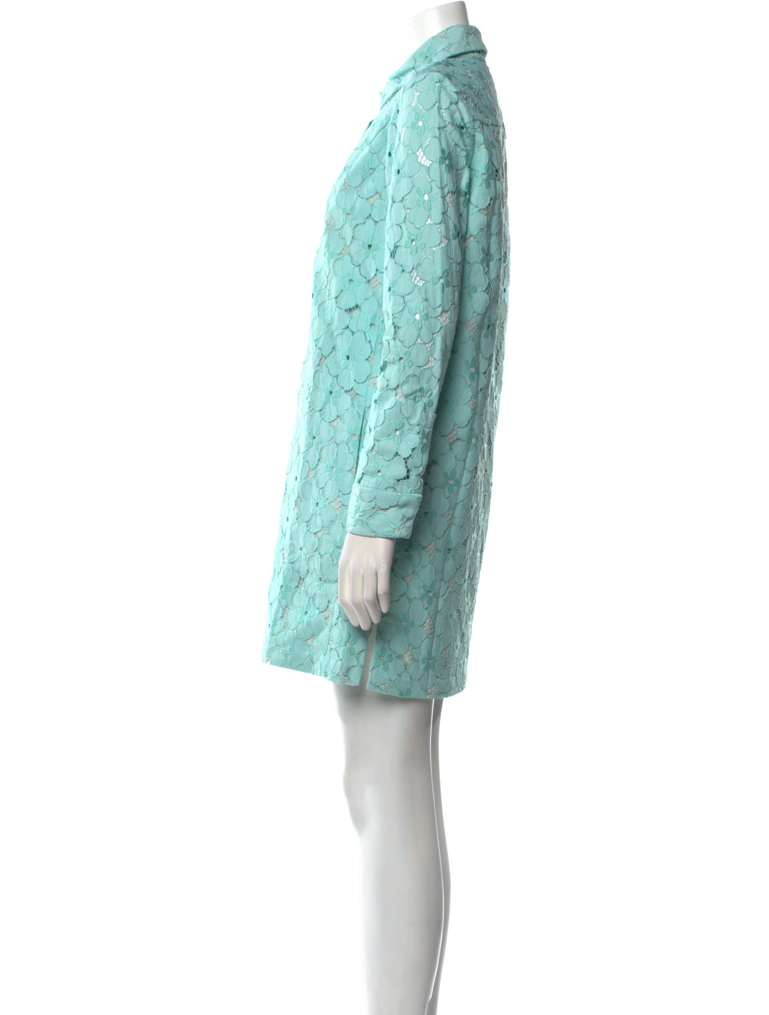 Diane von Furstenberg Lace Pattern Mini Dress