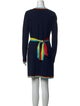 Diane von Furstenberg Colorblock Pattern Mini Dress