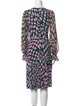 Diane von Furstenberg Printed Midi Length Dress