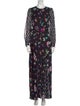 Diane von Furstenberg Floral Print Long Dress