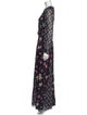 Diane von Furstenberg Floral Print Long Dress
