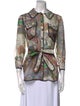 Diane von Furstenberg Silk Printed Blouse