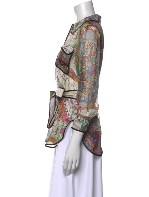 Diane von Furstenberg Silk Printed Blouse